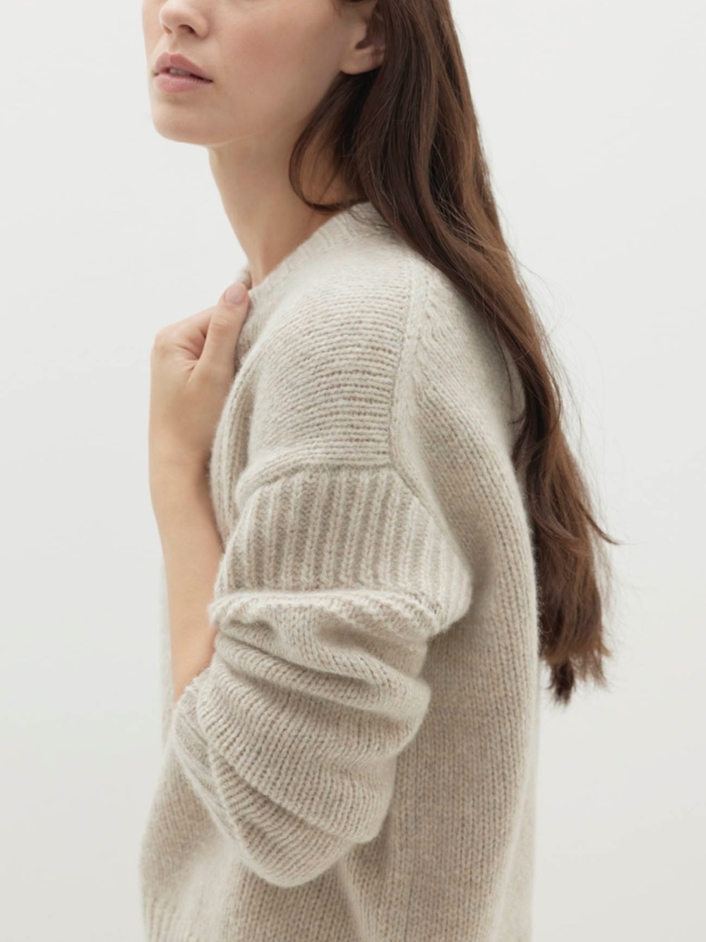 NAKED CASHMERE GISELLE PULLOVER IN ARCTIC GREY